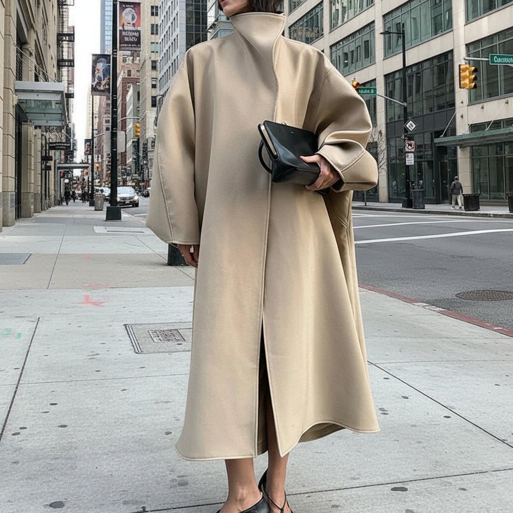 Kimono Batwing Long Trench Coat Fall Coat - GoSobiShop Boutique