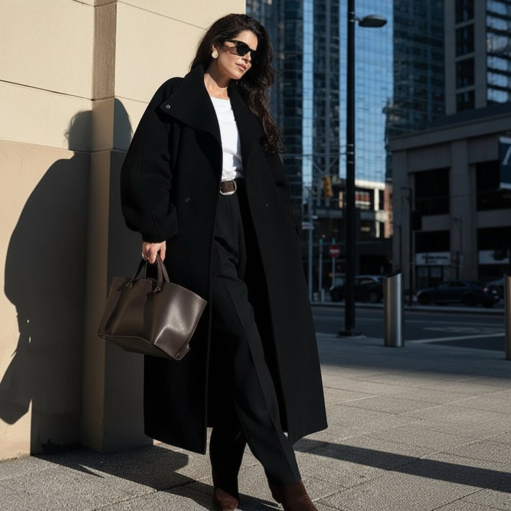 Kimono Batwing Long Trench Coat Fall Coat - GoSobiShop Boutique