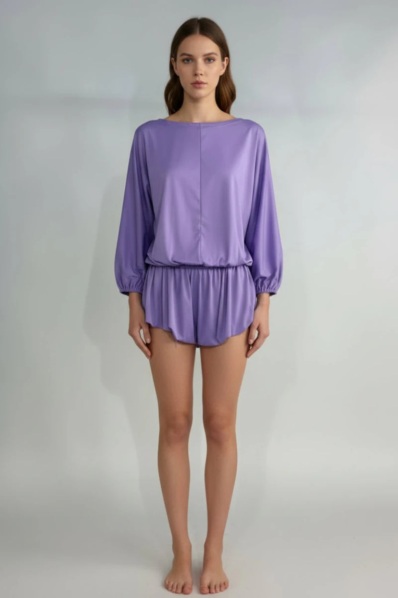 Laurie lavender backless mesh dress. - GoSobiShop Boutique