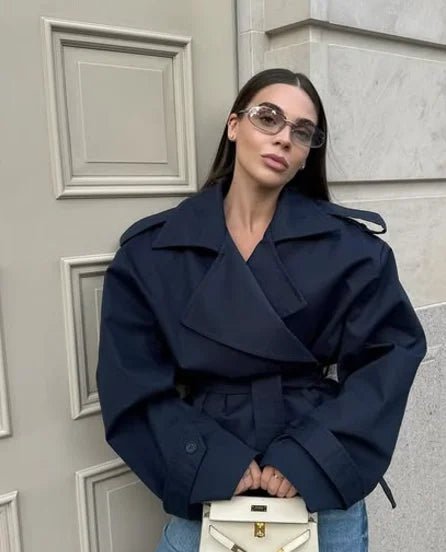 Lavisha short and long oversized trench jacket. - GoSobiShop Boutique