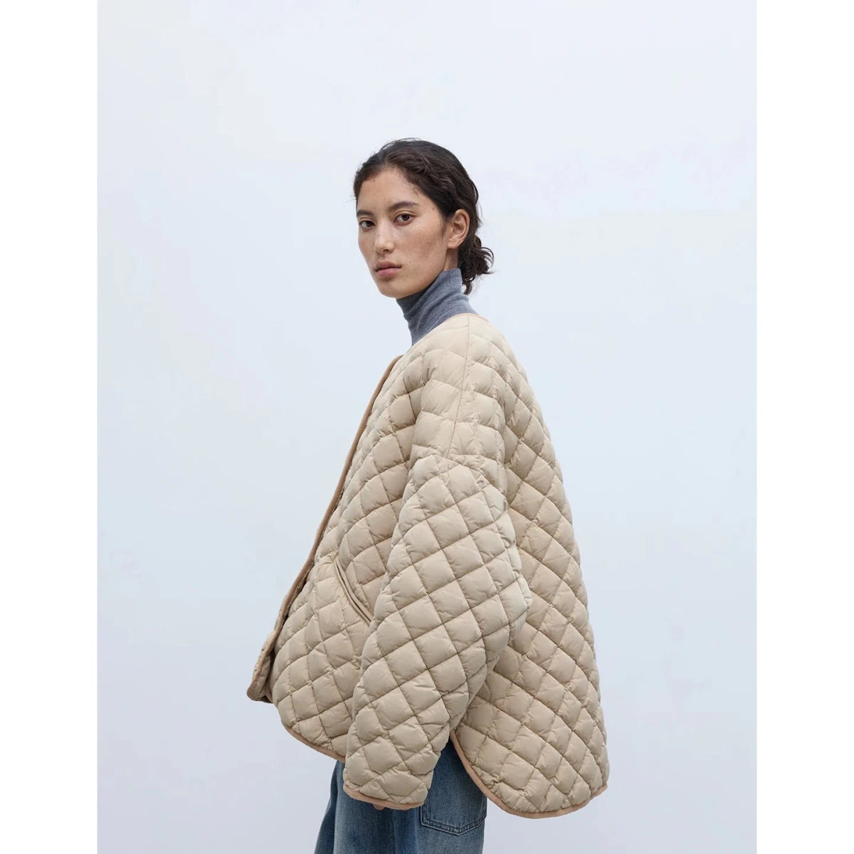 Lightweight Quilted puffer down jacket - GoSobiShop Boutique