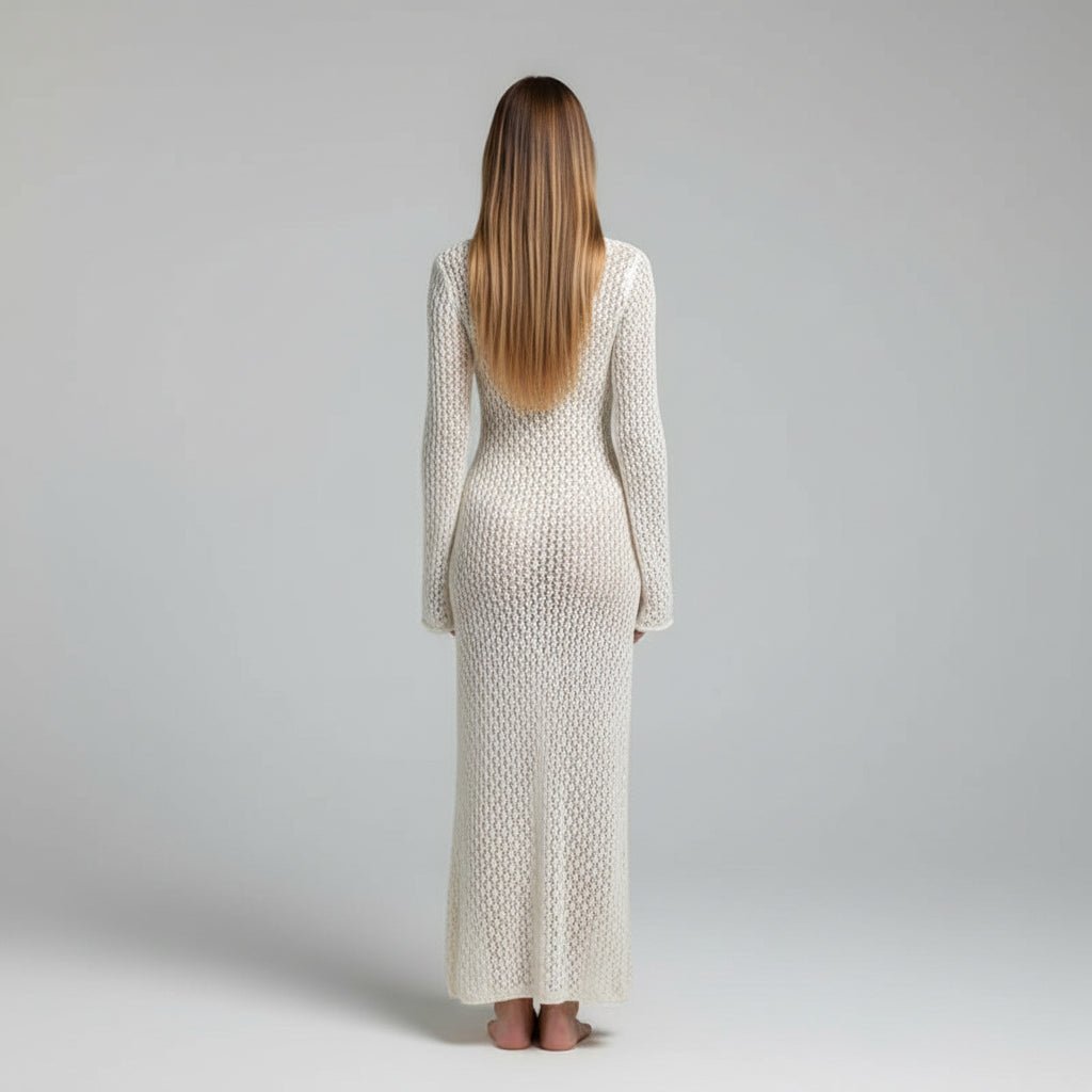 Luna Crochet Beach Cover-Up Dress - GoSobiShop Boutique