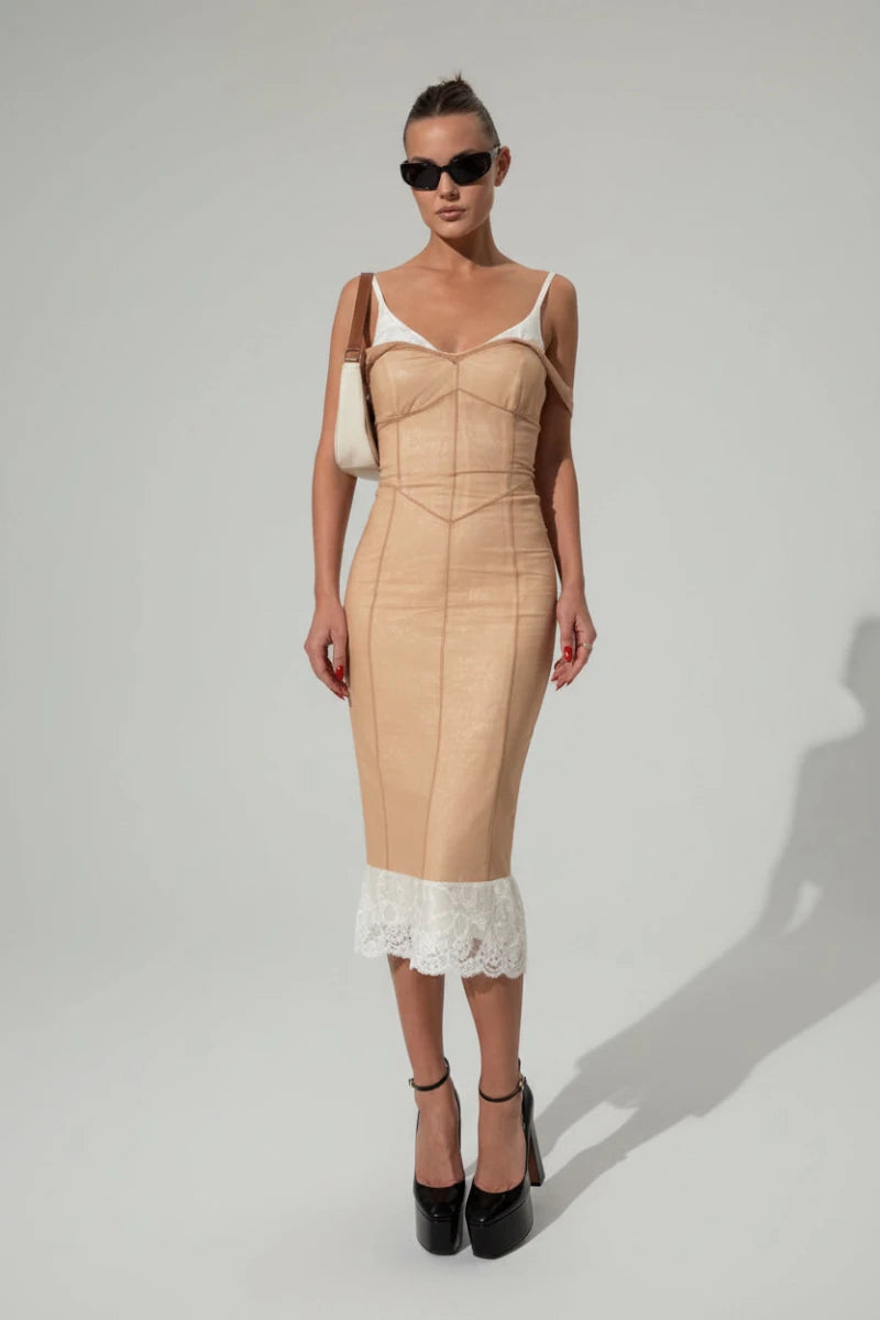 Product photo of Luna Mesh Midi Dress