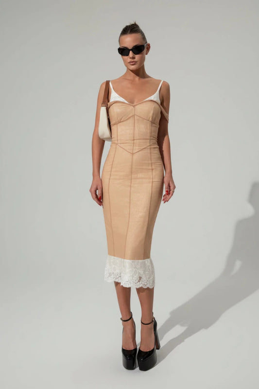Luna Mesh Midi Dress - GoSobiShop Boutique