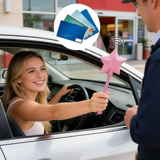 Magic wand credit card holder Magic drive thru pay. - GoSobiShop Boutique