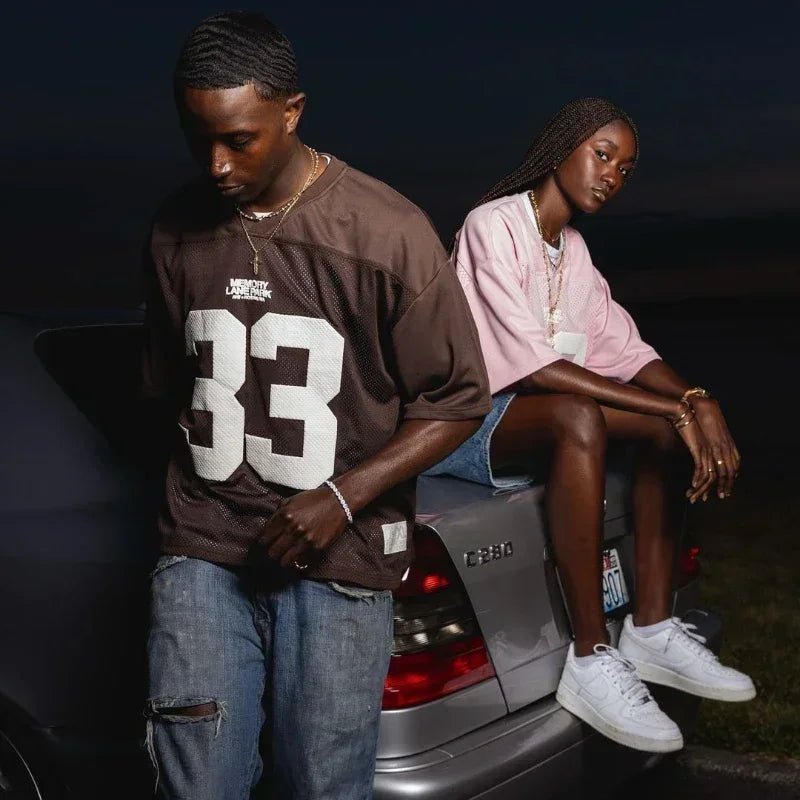 Memory Lane Park Mesh Jersey Y2K Street wear - GoSobiShop Boutique