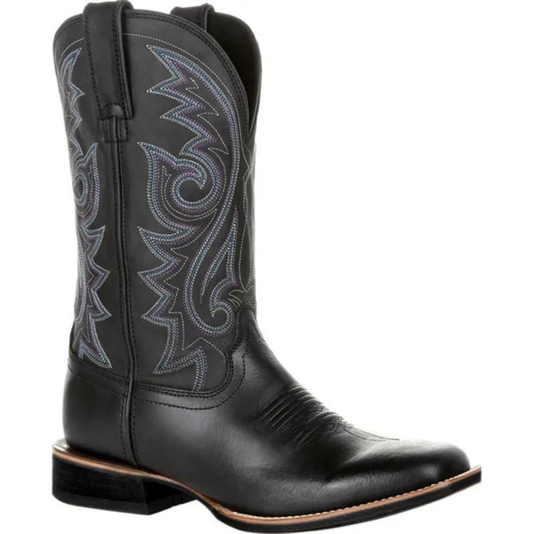 Mid Calf Western Cowboy Boots - GoSobiShop Boutique