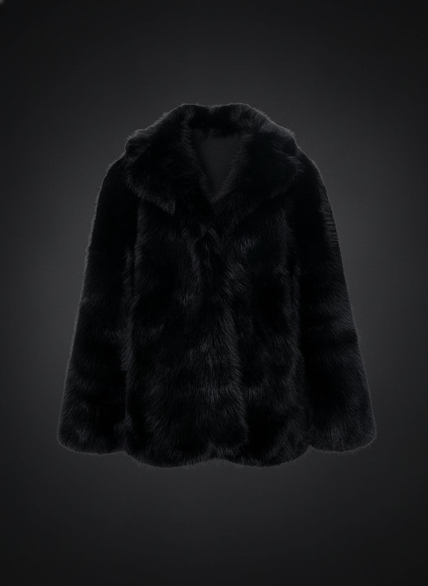 Mink Faux Fur winter jacket. - GoSobiShop Boutique