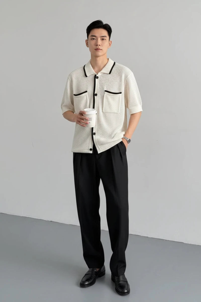 Monaco Knit Cardigan Shirt - GoSobiShop Boutique