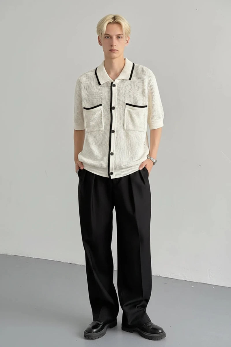 Monaco Knit Cardigan Shirt - GoSobiShop Boutique
