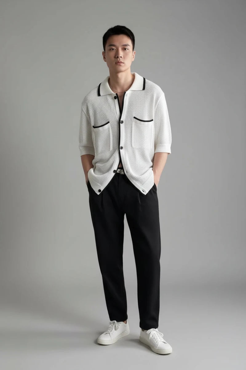 Monaco Knit Cardigan Shirt - GoSobiShop Boutique