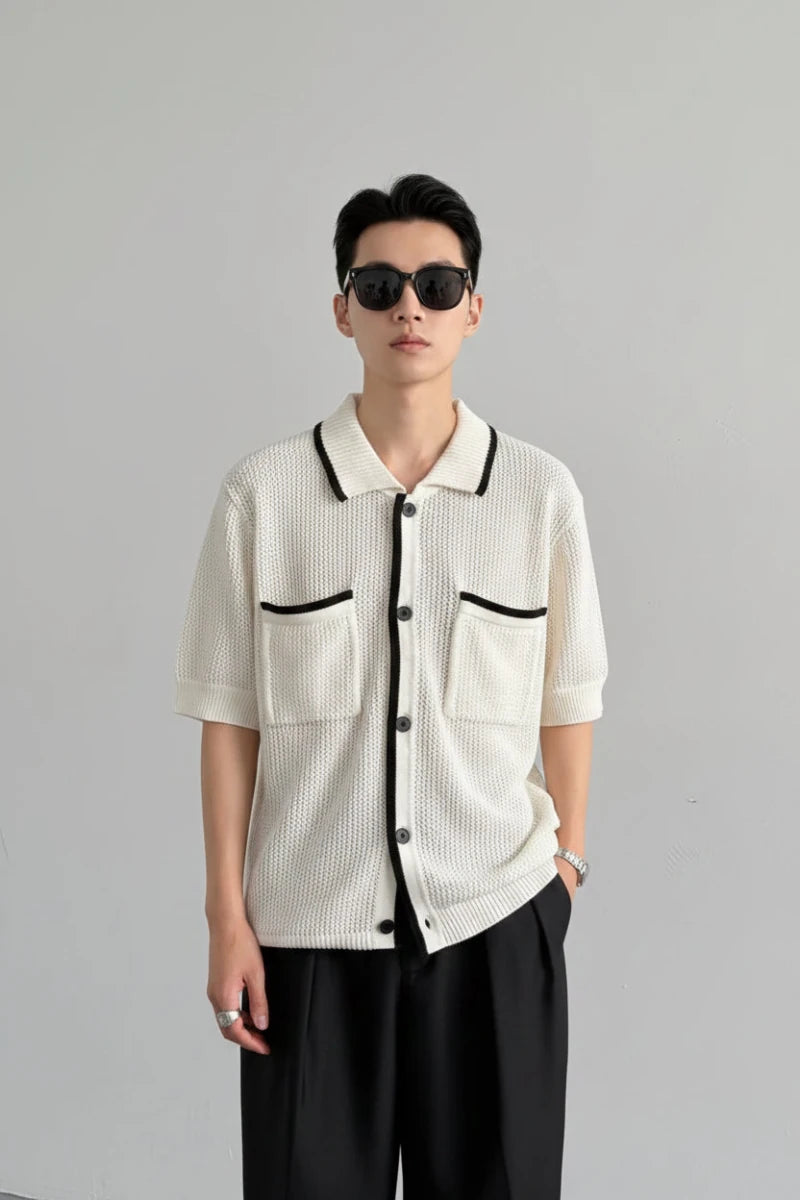Monaco Knit Cardigan Shirt - GoSobiShop Boutique