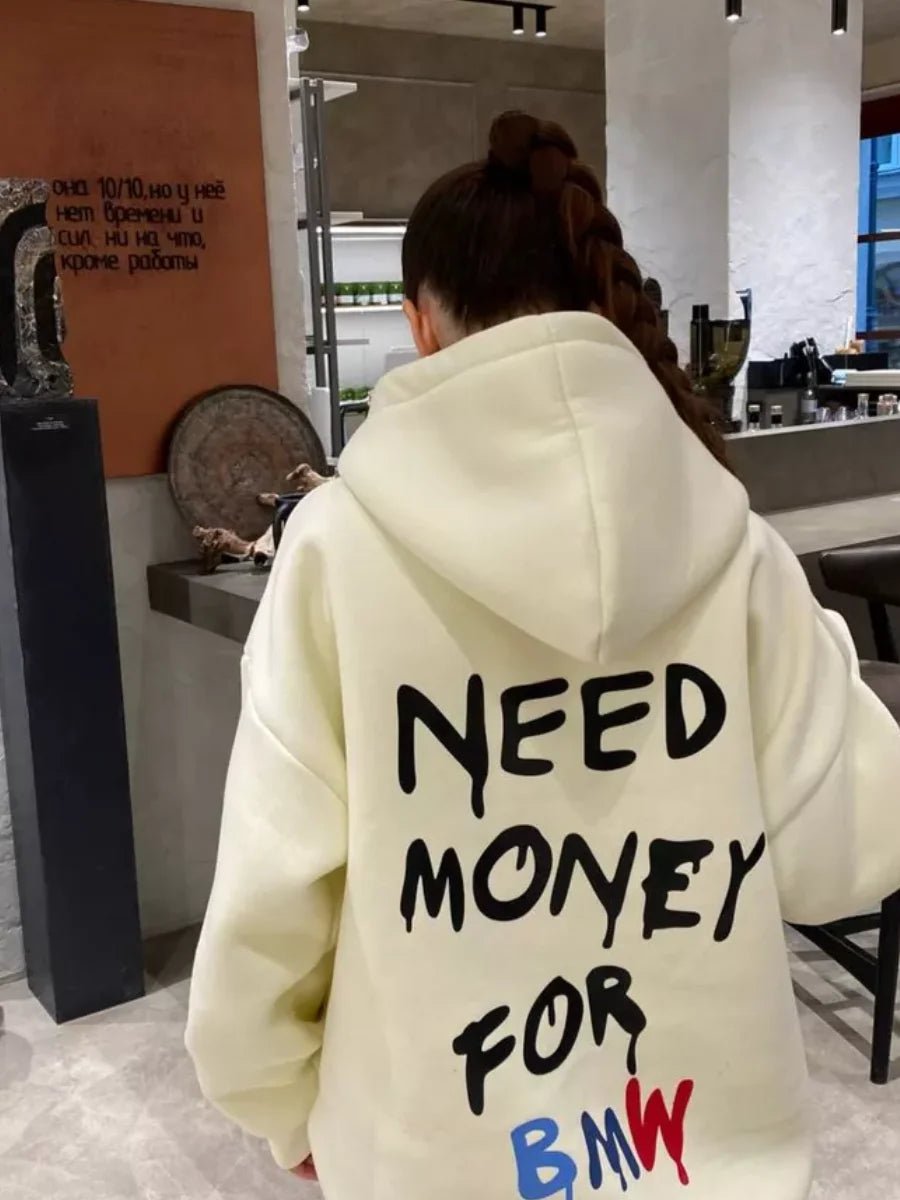 Need money for BMW oversized graphic hoodie - GoSobiShop Boutique
