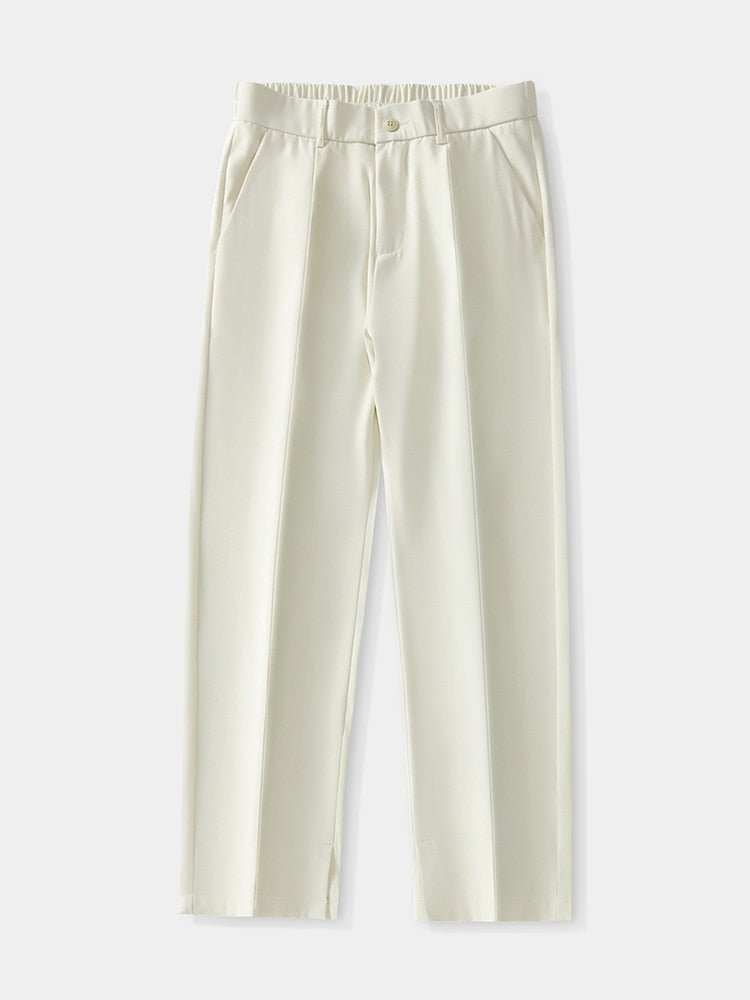 New Summer men PALAZZO PANTS wide chinos wide leg trousers breathable straight loose pants - GoSobiShop Boutique