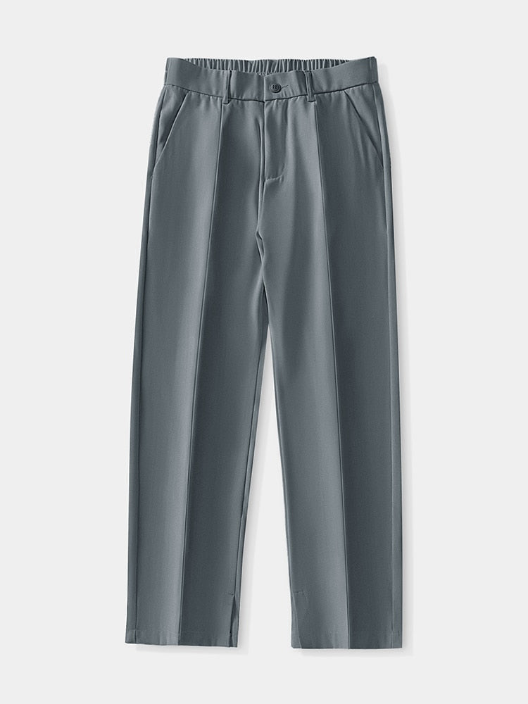 New Summer men PALAZZO PANTS wide chinos wide leg trousers breathable straight loose pants - GoSobiShop Boutique