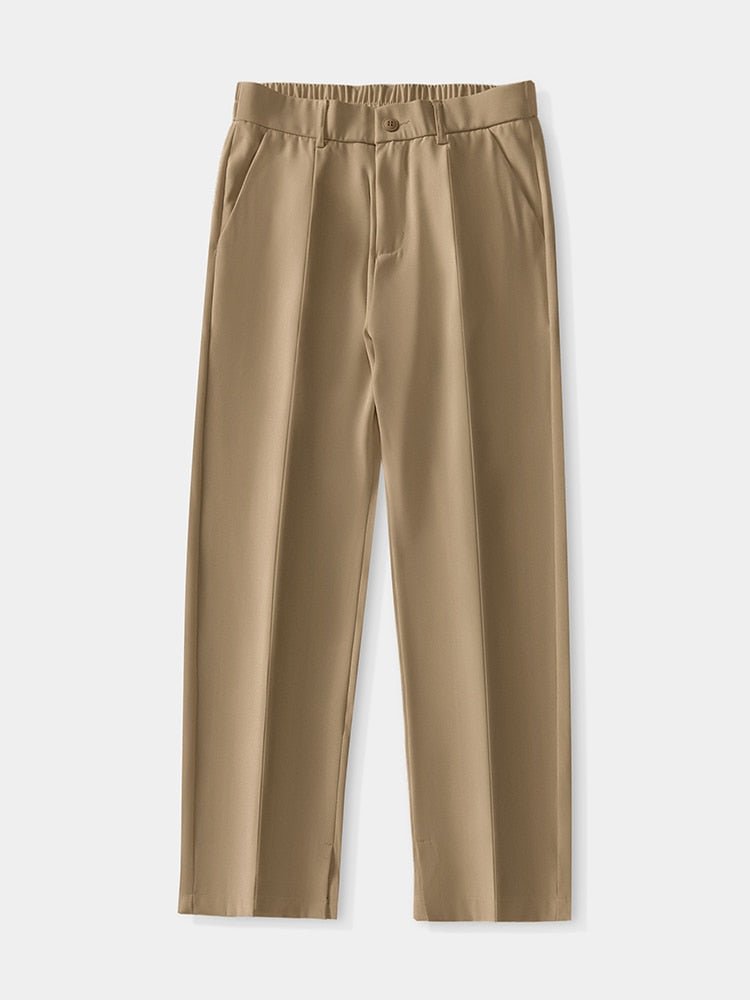 New Summer men PALAZZO PANTS wide chinos wide leg trousers breathable straight loose pants - GoSobiShop Boutique