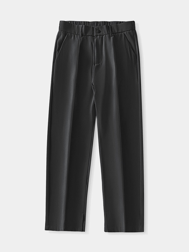 New Summer men PALAZZO PANTS wide chinos wide leg trousers breathable straight loose pants - GoSobiShop Boutique