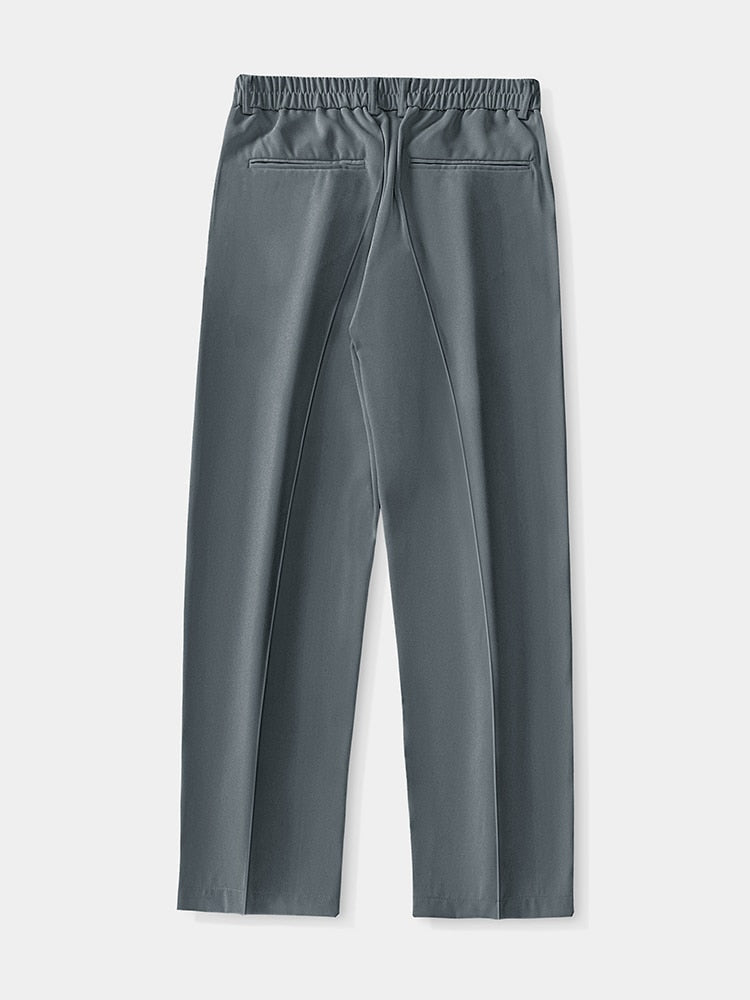 New Summer men PALAZZO PANTS wide chinos wide leg trousers breathable straight loose pants - GoSobiShop Boutique