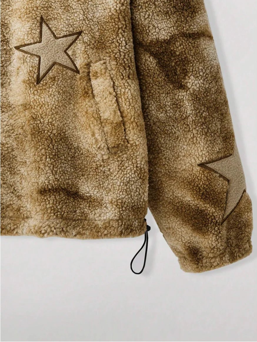 NY stars zipper fleece jacket. - GoSobiShop Boutique