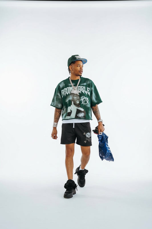 Oversized abominable graphic tees long sleeves t-shirt - GoSobiShop Boutique