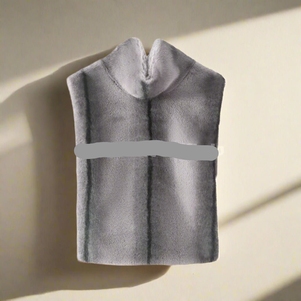 PAM turtleneck faux fur mink sleeveless jacket fur vest - GoSobiShop Boutique