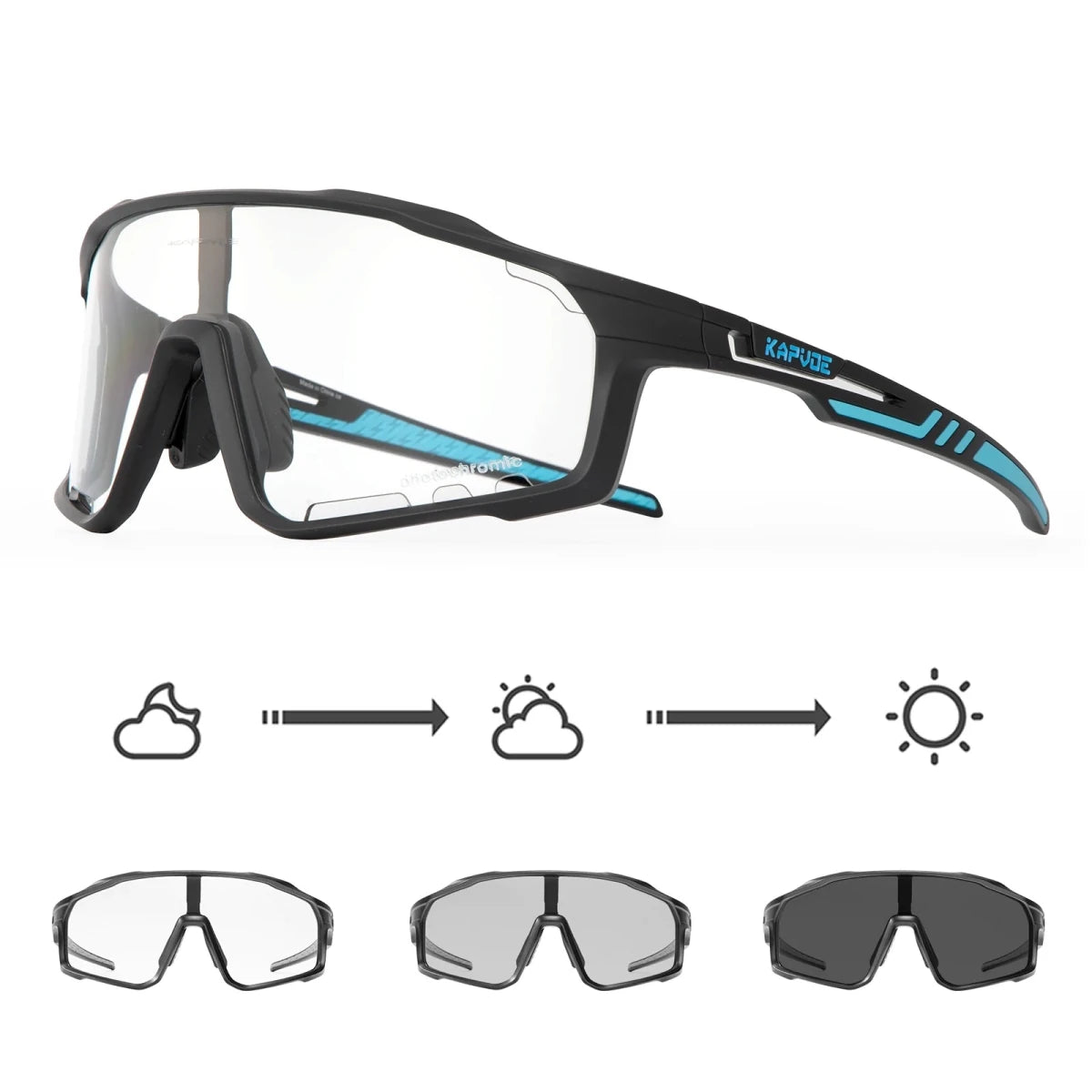 Photochromic Sunglasses polarized sunglasses Cycling Glasses fast scene lens density adaptation - GoSobiShop Boutique