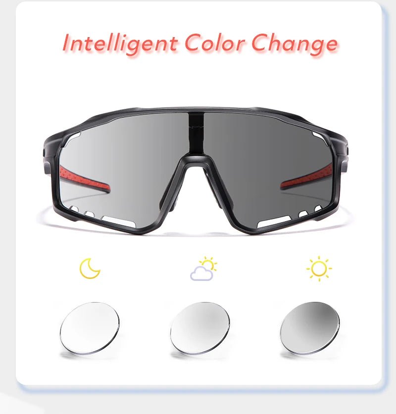 Photochromic Sunglasses polarized sunglasses Cycling Glasses fast scene lens density adaptation - GoSobiShop Boutique