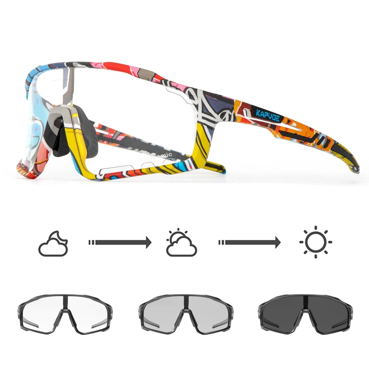 Photochromic Sunglasses polarized sunglasses Cycling Glasses fast scene lens density adaptation - GoSobiShop Boutique