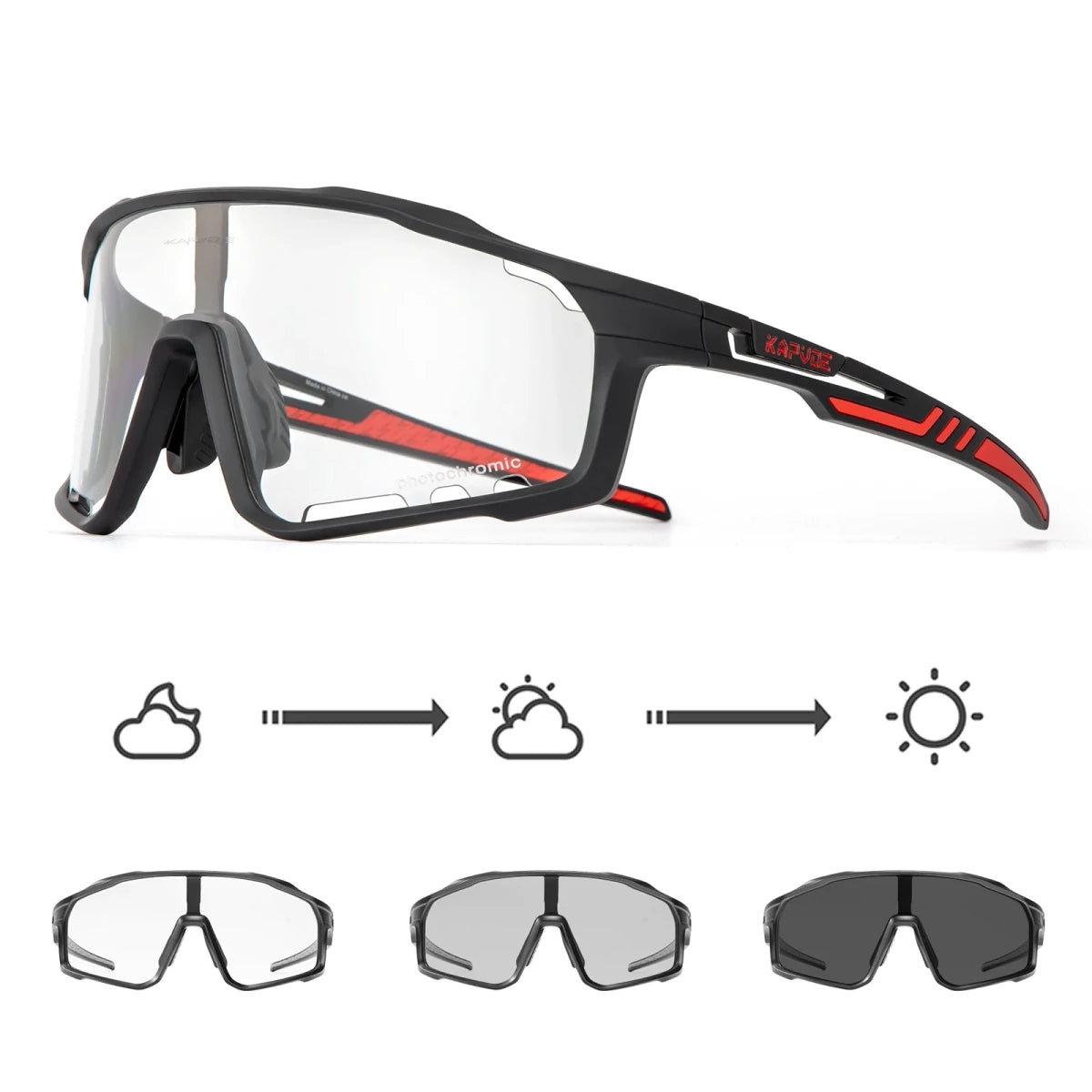 Photochromic Sunglasses polarized sunglasses Cycling Glasses fast scene lens density adaptation - GoSobiShop Boutique