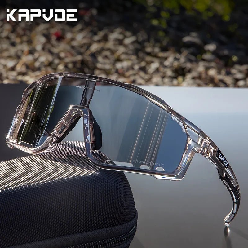 Product photo of Photochromic Sunglasses polarized sunglasses Cycling Glasses fast scene lens density adaptation
