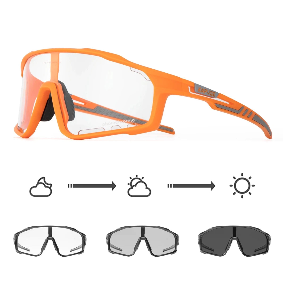 Photochromic Sunglasses polarized sunglasses Cycling Glasses fast scene lens density adaptation - GoSobiShop Boutique