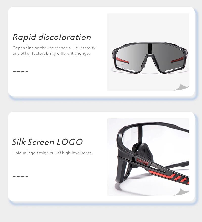 Photochromic Sunglasses polarized sunglasses Cycling Glasses fast scene lens density adaptation - GoSobiShop Boutique