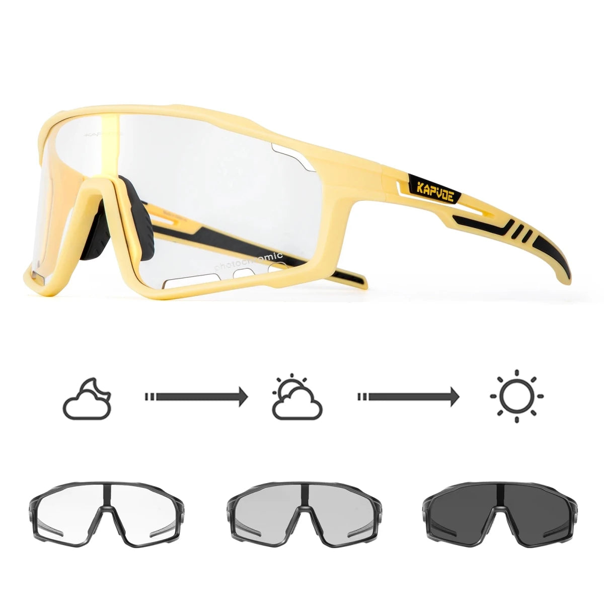 Photochromic Sunglasses polarized sunglasses Cycling Glasses fast scene lens density adaptation - GoSobiShop Boutique