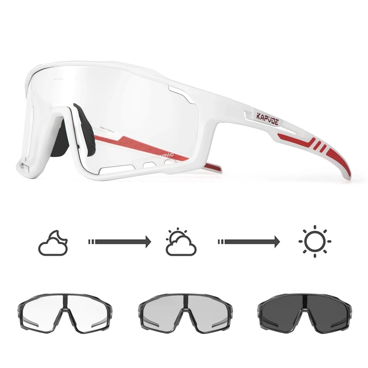 Photochromic Sunglasses polarized sunglasses Cycling Glasses fast scene lens density adaptation - GoSobiShop Boutique