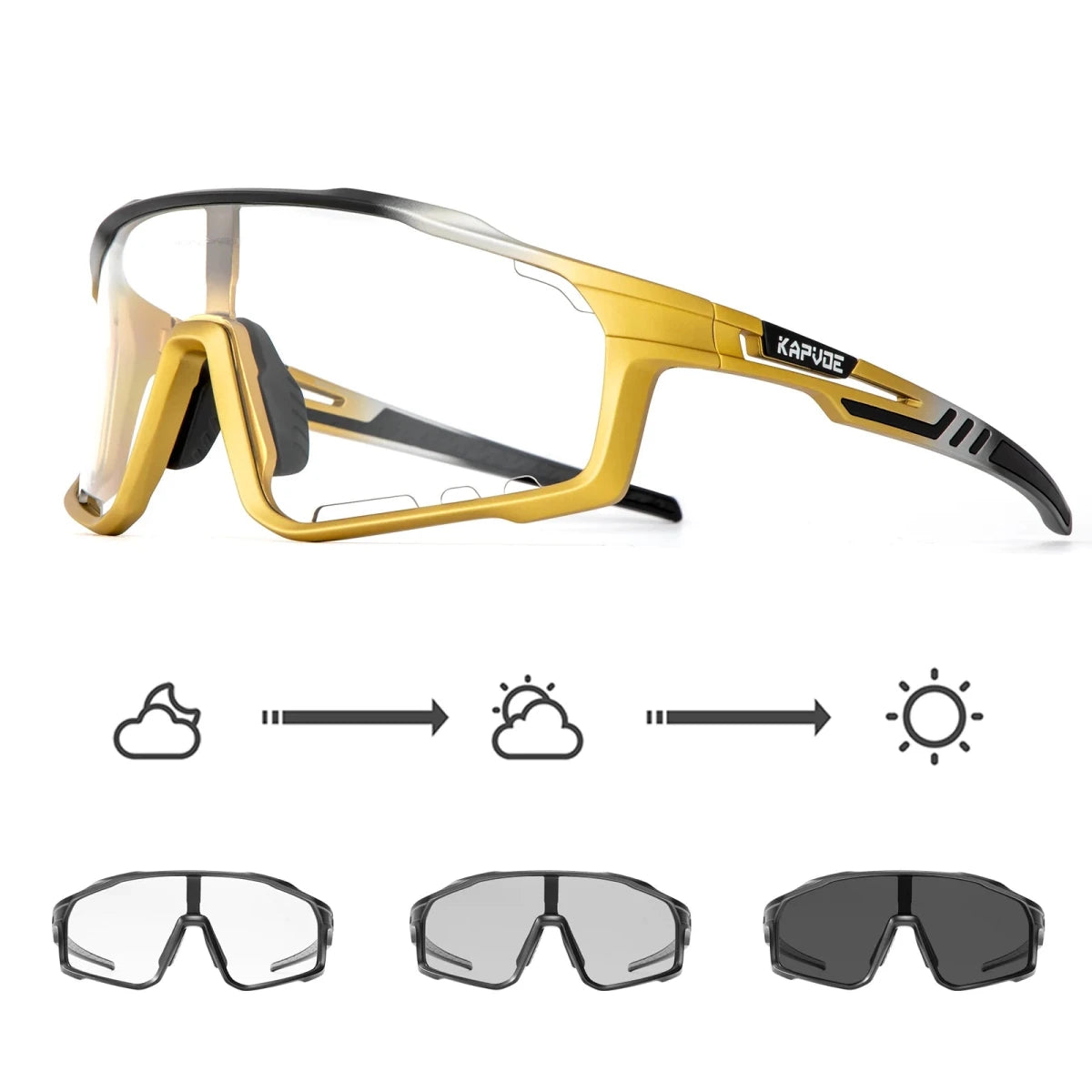Photochromic Sunglasses polarized sunglasses Cycling Glasses fast scene lens density adaptation - GoSobiShop Boutique
