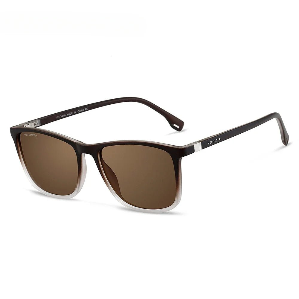 Polarized Square frame Unisex Retro TR90 Sunglasses. - GoSobiShop Boutique