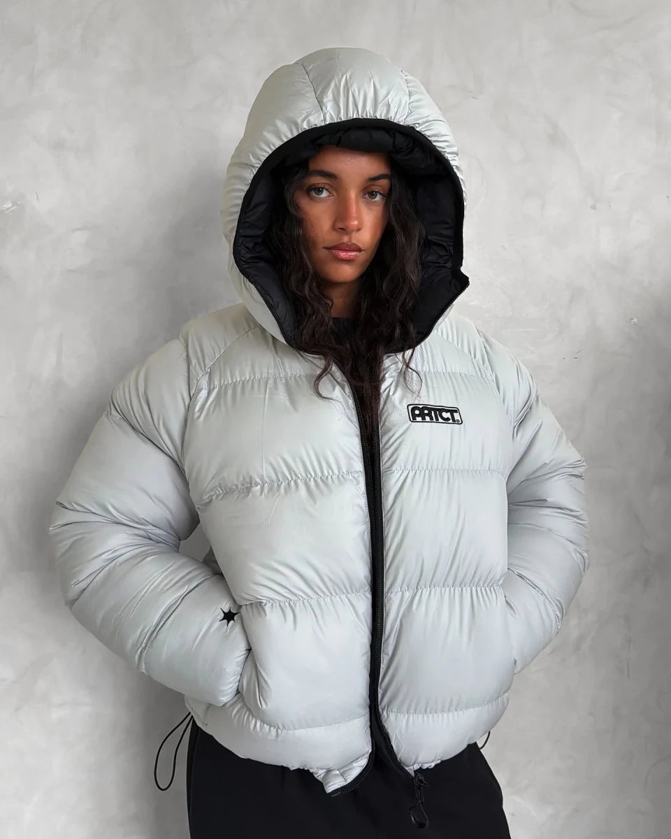 Protect Reversible black and white 2 sided YN Puffer Jacket and