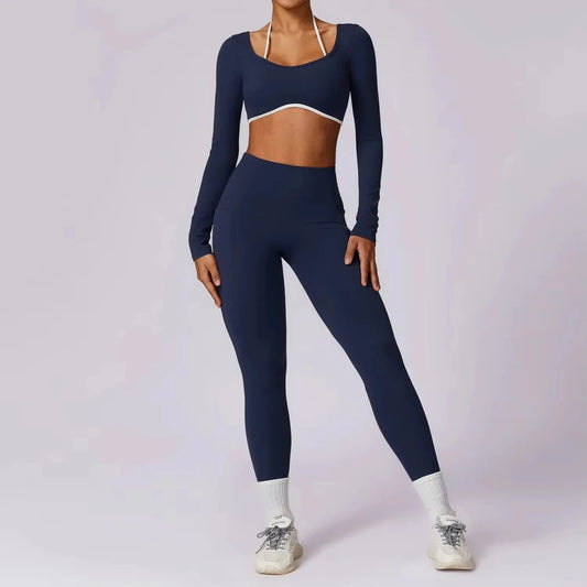 Push up sports bra and leggings 2 piece set - GoSobiShop Boutique