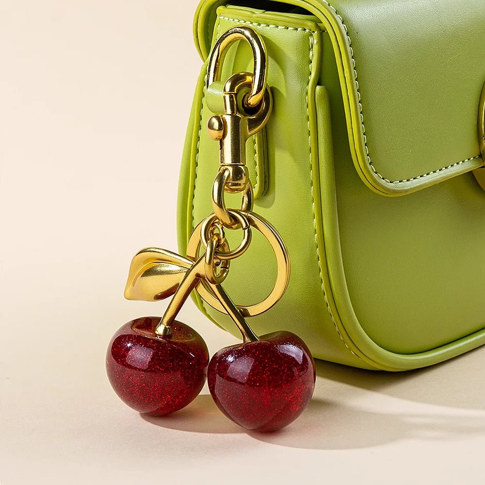 Red Cherry Pendant Keychain Cute Bag Decoration - GoSobiShop Boutique
