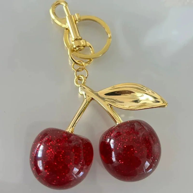 Red Cherry Pendant Keychain Cute Bag Decoration - GoSobiShop Boutique
