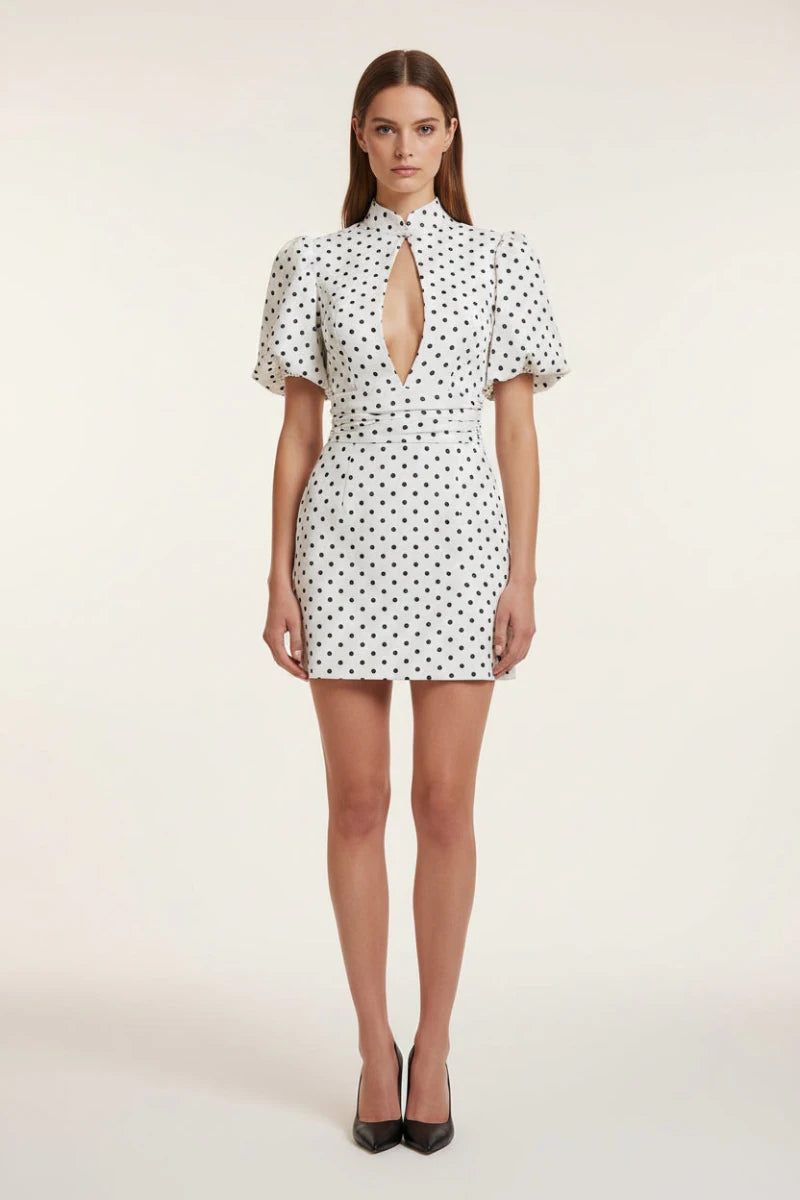 Rosita Polka dot mini dress. - GoSobiShop Boutique