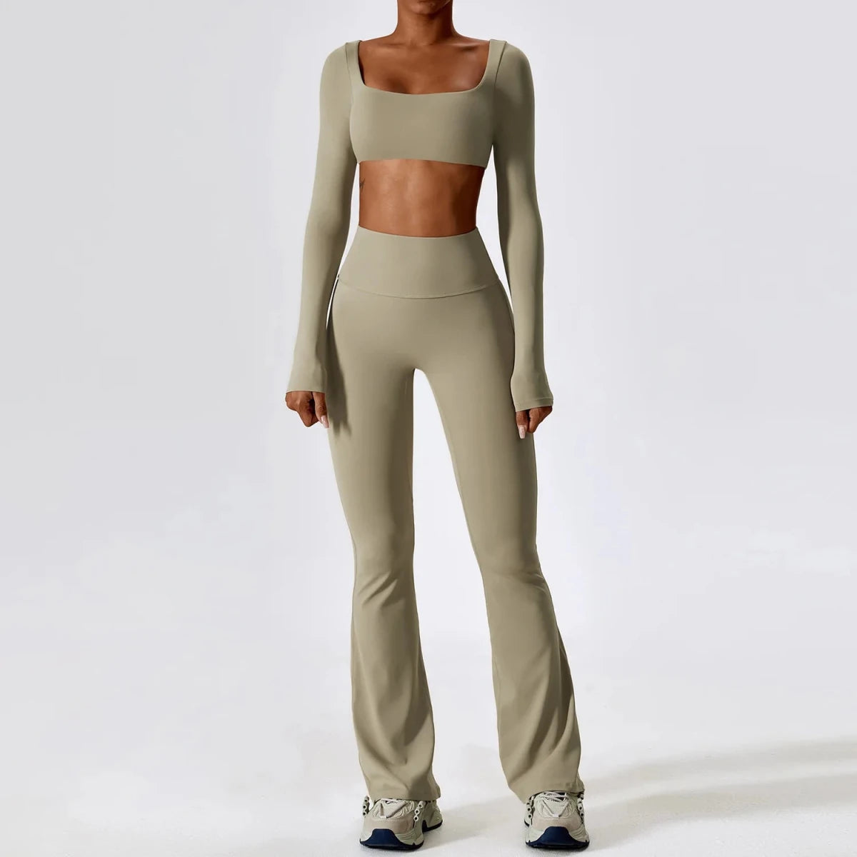 Seamless 2 piece sports top and legging set. - GoSobiShop Boutique
