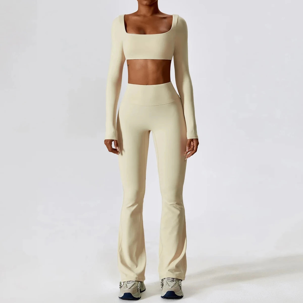 Seamless 2 piece sports top and legging set. - GoSobiShop Boutique