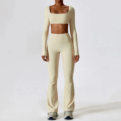 Seamless 2 piece sports top and legging set. - GoSobiShop Boutique