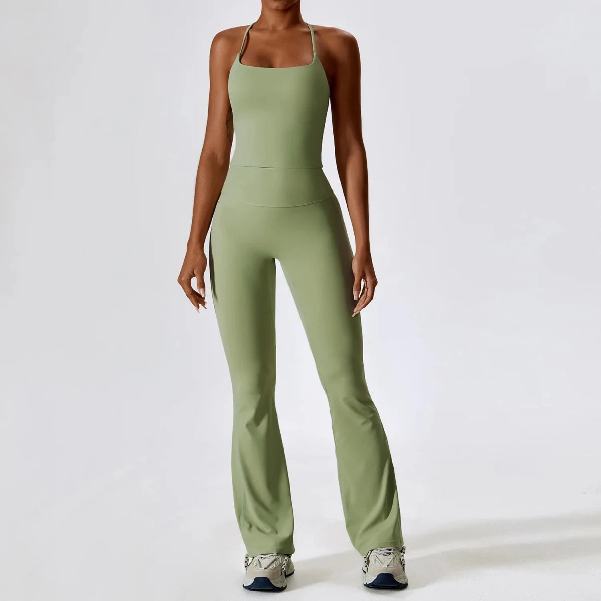 Seamless 2 piece sports top and legging set. - GoSobiShop Boutique