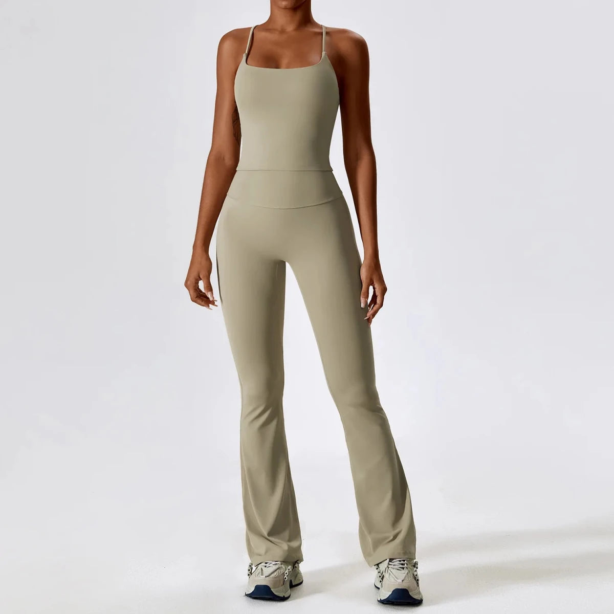 Seamless 2 piece sports top and legging set. - GoSobiShop Boutique
