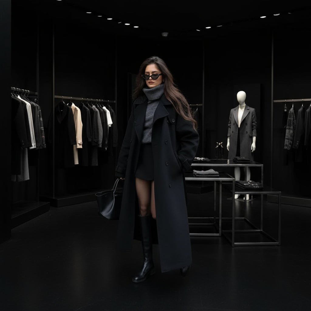 Season Fashion short and long trench coats fall tops - GoSobiShop Boutique