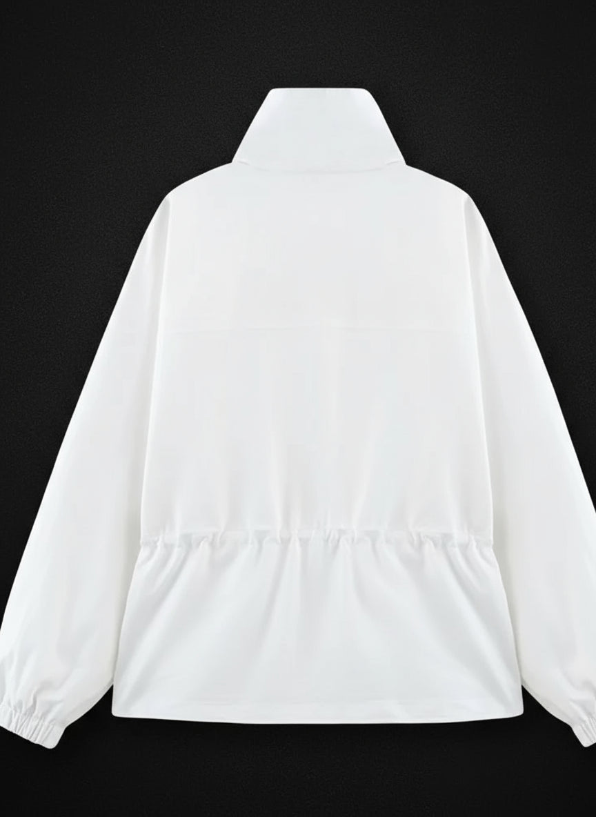 Silverstein white puffer jacket fall tops - GoSobiShop Boutique