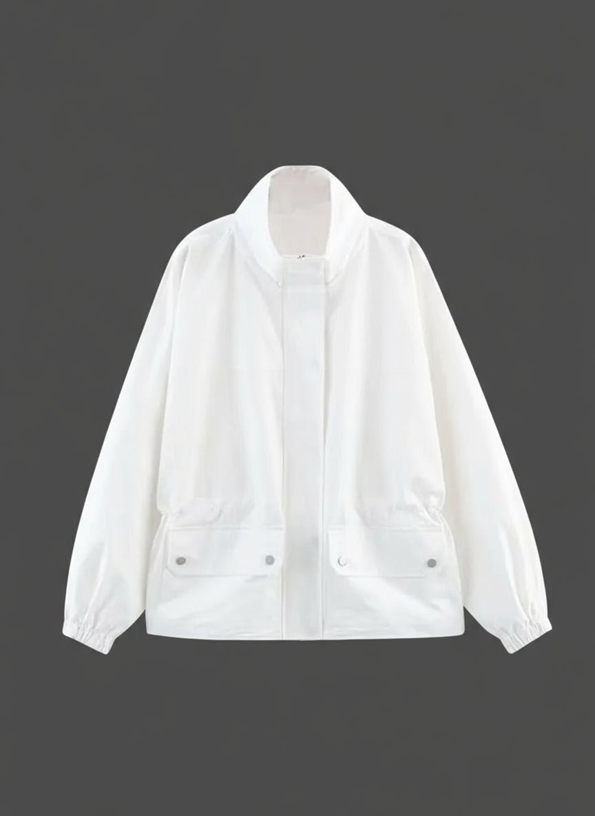 Silverstein white puffer jacket fall tops - GoSobiShop Boutique