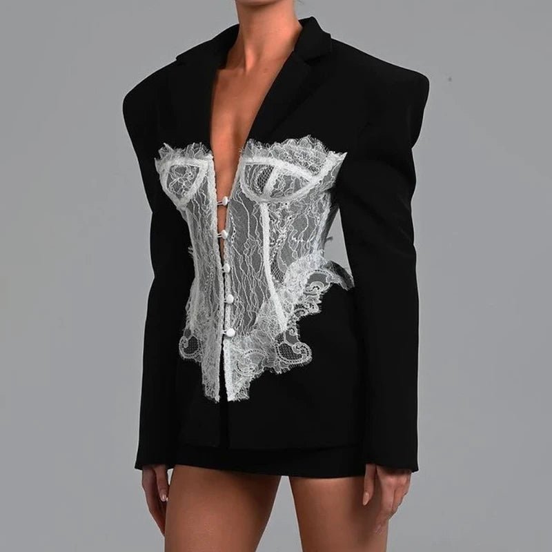 SK Blazer slim Fit Long Sleeves Single Breasted Suit Jacket. - GoSobiShop Boutique